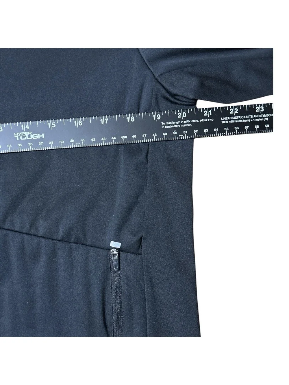 Nike Men's Dri-FIT Full Zip Running Jacket Black Lined Thumb Holes Size Medium